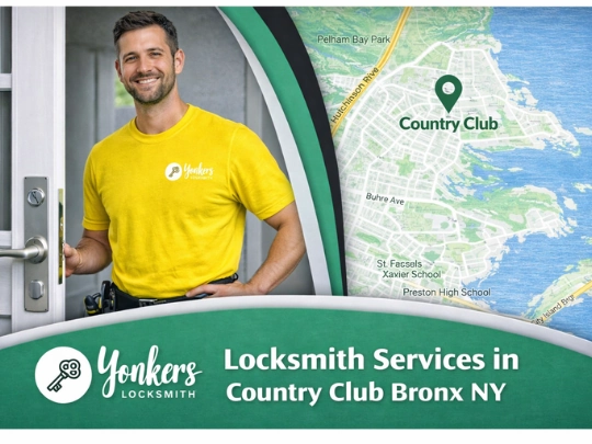 Locksmith services in Country Club Bronx NY